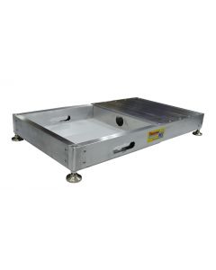 Roll Back Trays W/ Steel Feet